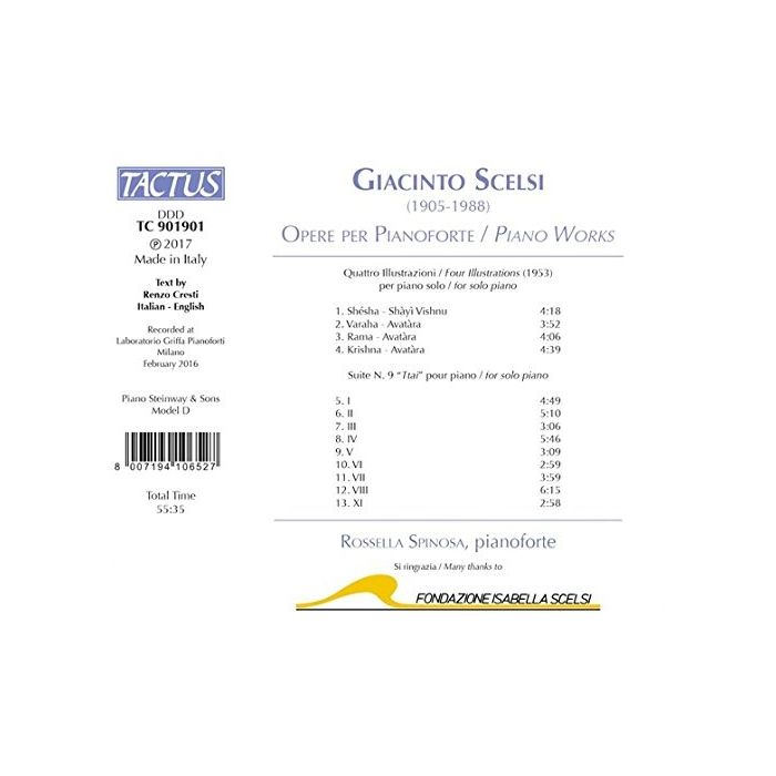 Scelsi: Opere per Pianoforte - slide-1