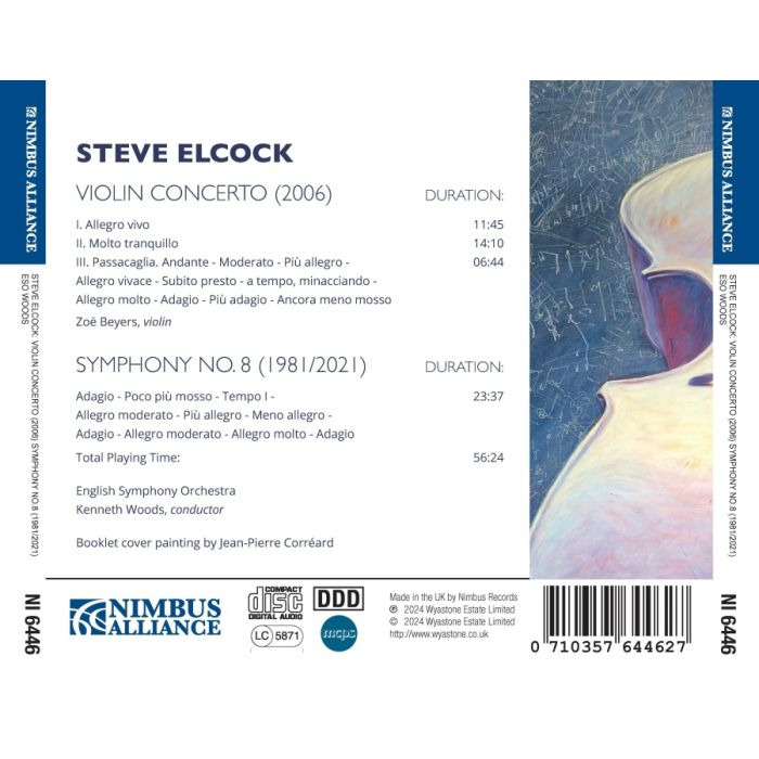 Elcock: Symphony No. 8 & Violin Concerto - slide-1