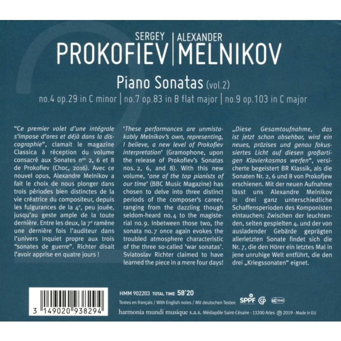 Prokofiev: Piano Sonatas Vol. 2  - slide-1