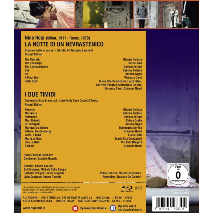 Rota: La Notte di un nevrastenico; I due timidi - slide-1