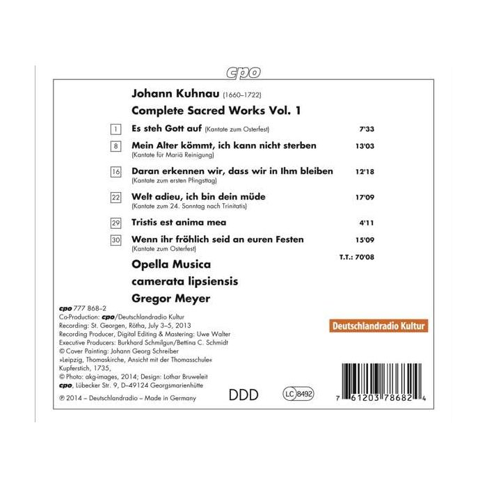 Kuhnau: Complete Sacred Works Vol. 1 - slide-1