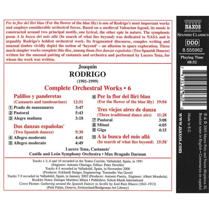 RODRIGO: Complete Orchestral Works vol.6 - slide-1