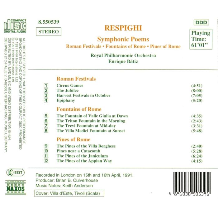 RESPIGHI: Symphonic Poems - slide-1