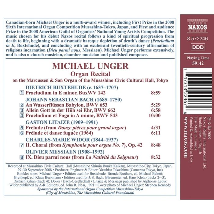BUXTEHUDE / BACH / LITAIZE: Organ Recital - slide-1