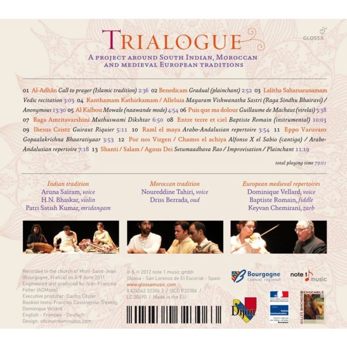 Trialogue - projekt oparty na tradycjach południowych Indii, Maroka i europejskiego średniowiecza - slide-1