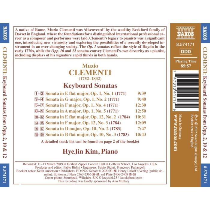 Clementi: Keyboard Sonatas - slide-1