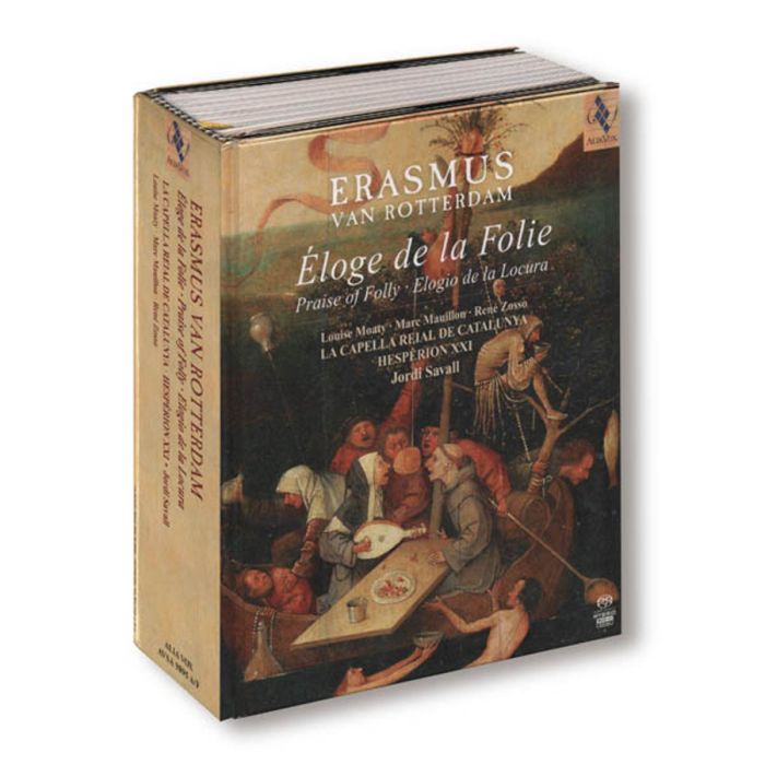 Jordi Savall; Erasmus van Rotterdam: Pochwała głupoty - czytane fragmenty dzieła + muzyka z czasów Erazma