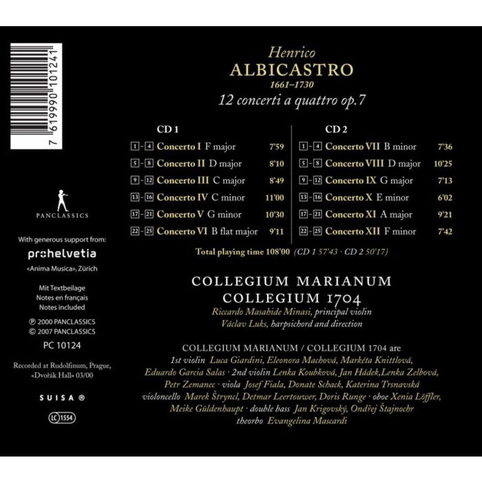 Henrico Albicastro - 12 Concerti a Quattro Op. 7 - slide-1