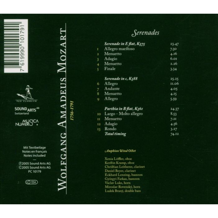 Mozart: Serenades K361, K375 & K388 - slide-1