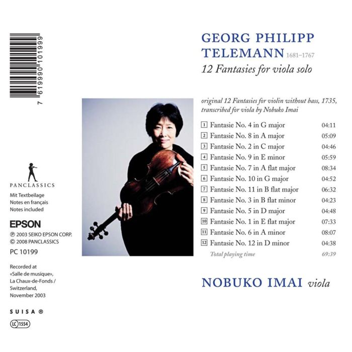 Telemann: Fantasias (12) for solo violin - slide-1