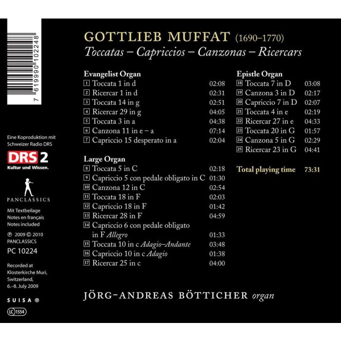 Muffat: Works for Organ - slide-1