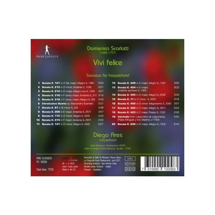 Scarlatti: Vivi felice - Sonatas for harpsichord - slide-1