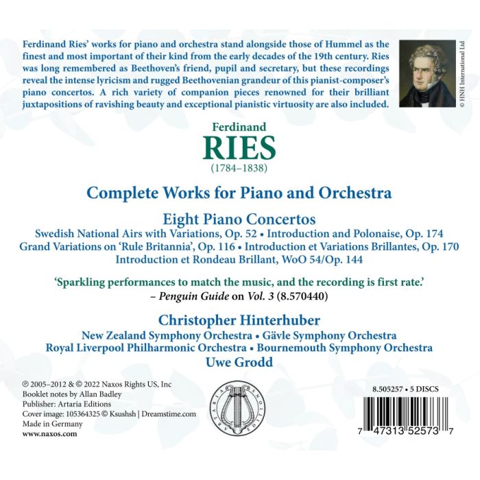 Ries: Complete Works for Piano and Orchestra - slide-1