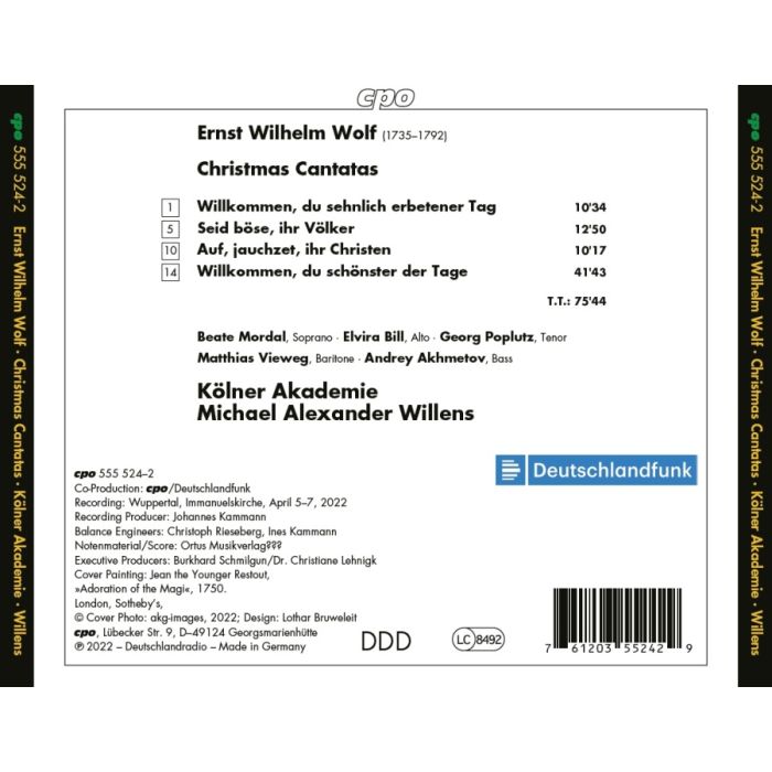 Wolf: Christmas Cantatas - slide-1