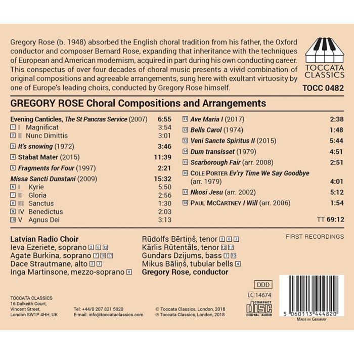 Rose: Choral Compositions - slide-1