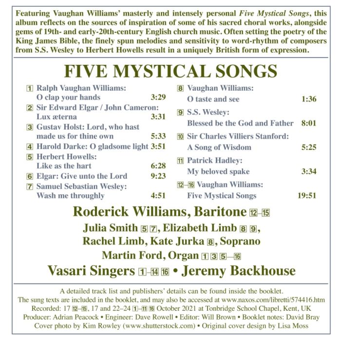 Vaughan Williams: Five Mystical Songs - slide-1