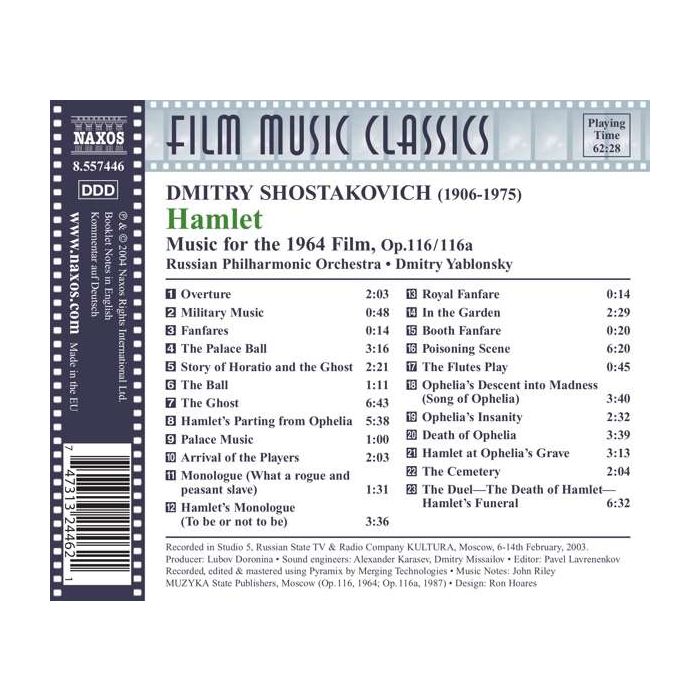 SHOSTAKOVICH: Hamlet - slide-1
