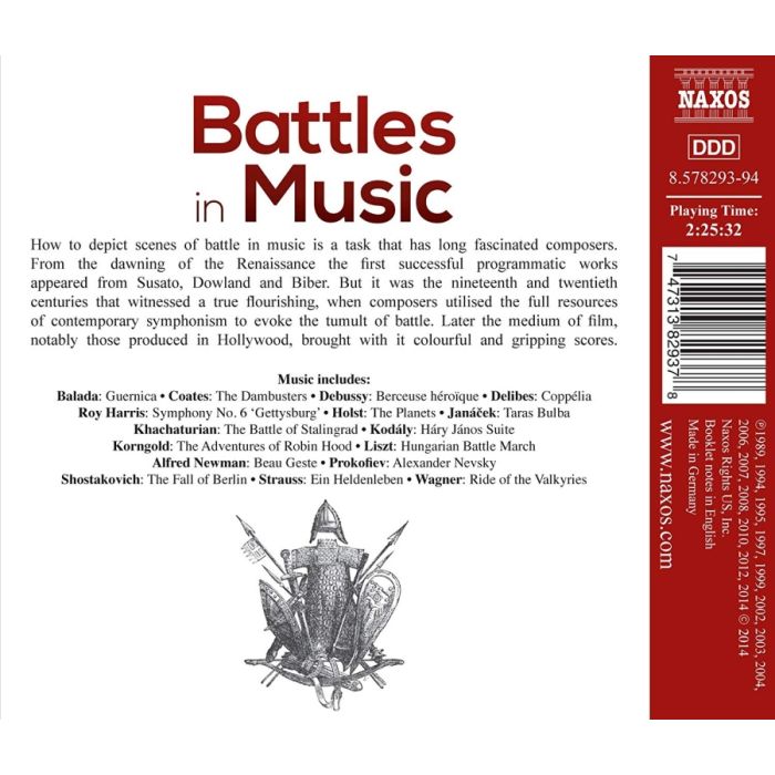 Battles in Music - Balada; Coates; Debussy; Delibes; Holst; Kodaly; Liszt; Prokofiev; Shostakovich; ... - slide-1