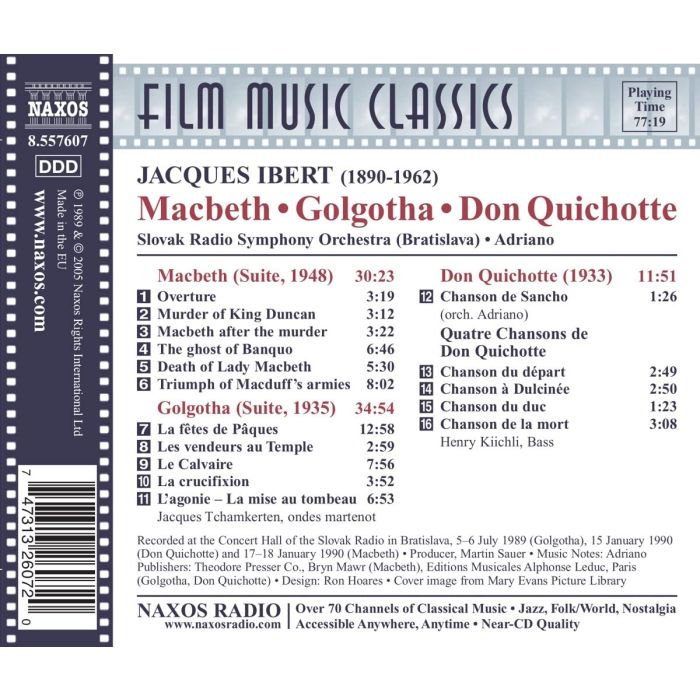 IBERT: Macbeth; Golgotha; Don Quichotte - slide-1