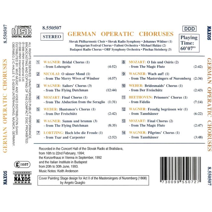 GERMAN OPERATIC CHORUSES - slide-1