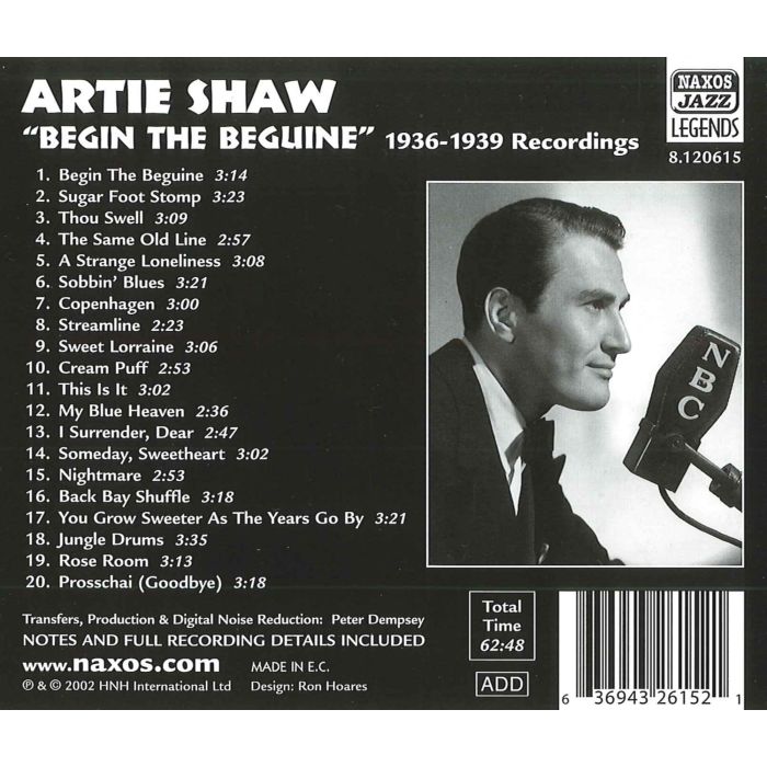 SHAW: Begin the beguine,1936/1939 recordings - slide-1