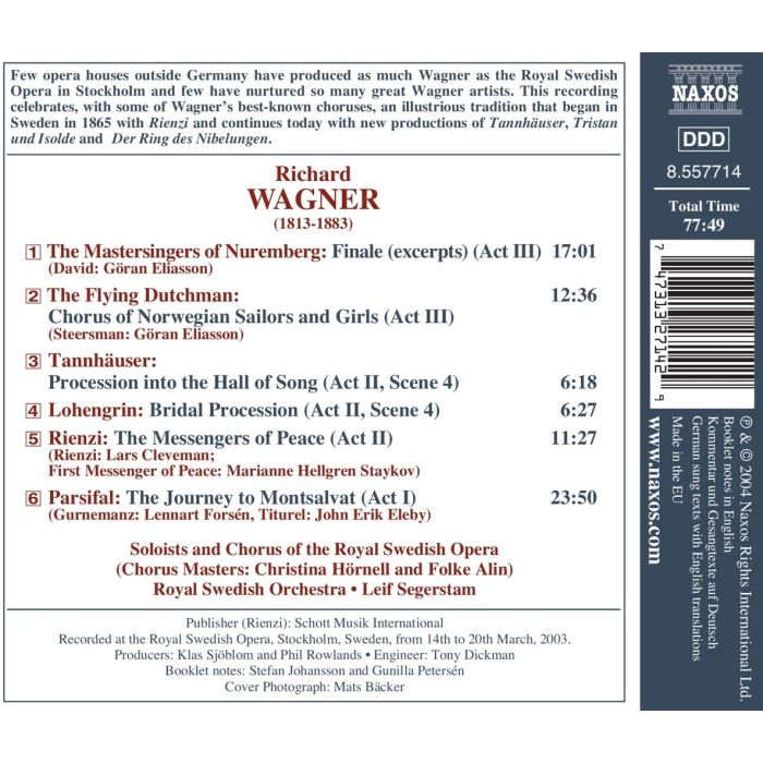 WAGNER: Opera Choruses - slide-1