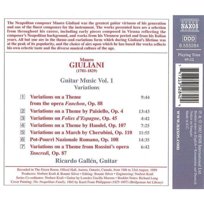 GIULIANI: Guitar Music vol. 1 - slide-1