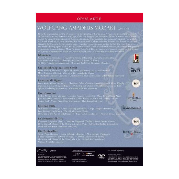Mozart: Great Operas Box Set ( Idomeneo, Die Entführung aus dem Serail, Le nozze di Figaro, Don Giovanni, Così fan tutte, La clemenza di Tito, Die Zauberflöte ) - slide-1