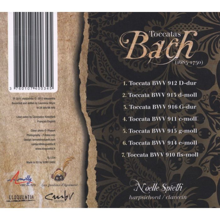 Bach: Toccatas - slide-1