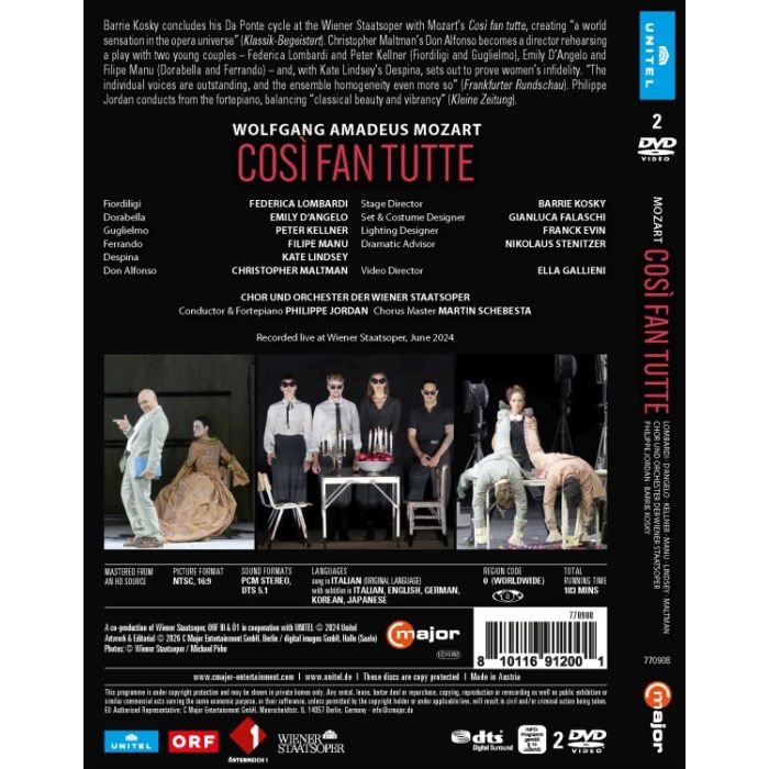 Mozart: Così fan tutte (DVD) - slide-1