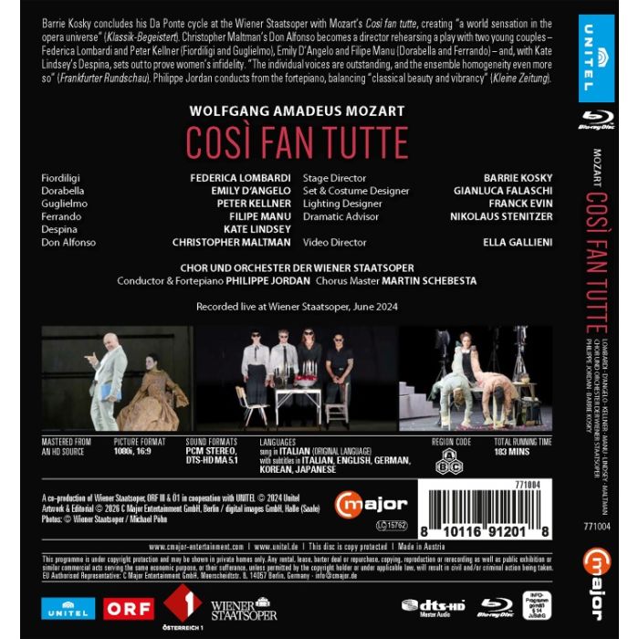 Mozart: Così fan tutte (BD) - slide-1