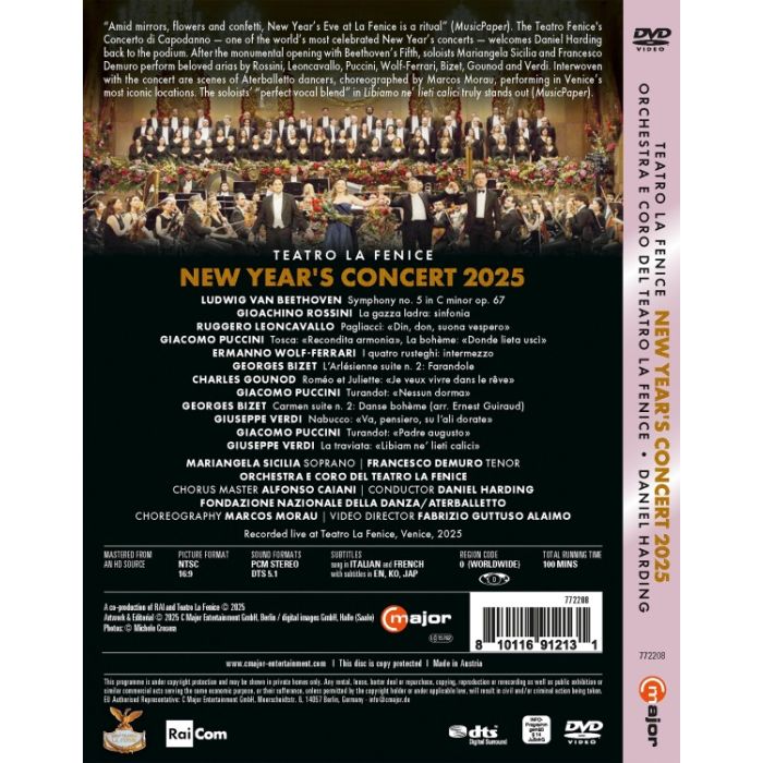 New Year‘s Concert – Teatro la Fenice 2025 (DVD) - slide-1
