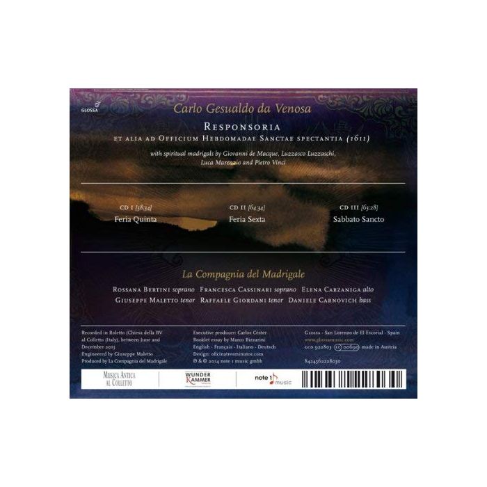 Gesualdo: Responsoria - slide-1