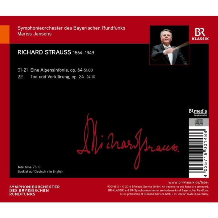 Strauss: Eine Alpensinfonie Tod und Verklärung - slide-1