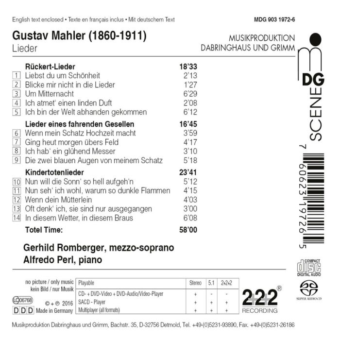 Mahler: Lieder - slide-1