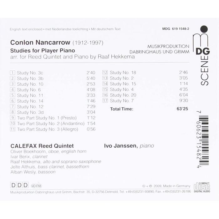 Nancarrow: Calefax - slide-1