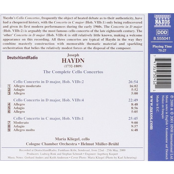 HAYDN: Cello Concertos - slide-1