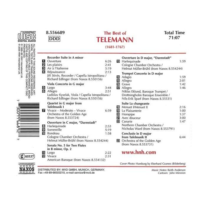 THE BEST OF TELEMANN - slide-1