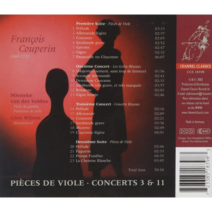 Couperin: Pieces De Viole - slide-1