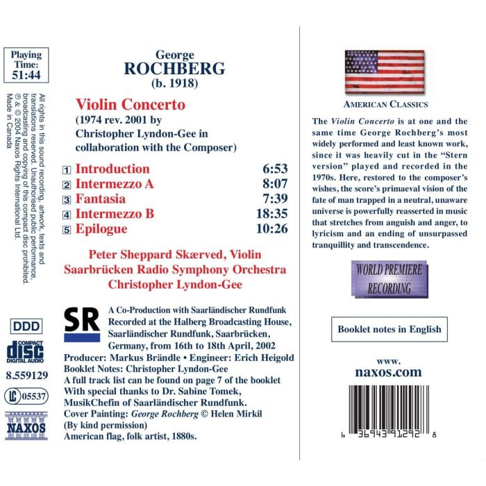 ROCHBERG: Violin Concerto - slide-1
