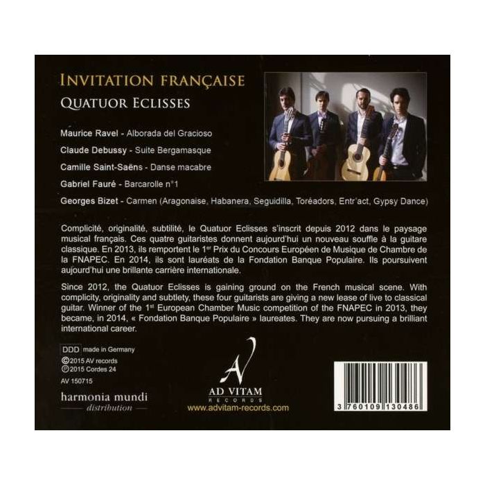 Invitation française - Ravel ,Fauré, Debussy, Saint-Saëns, Bizet - slide-1