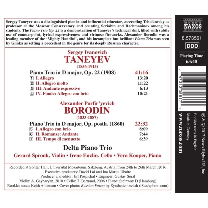 Taneyev & Borodin: Piano Trios - slide-1
