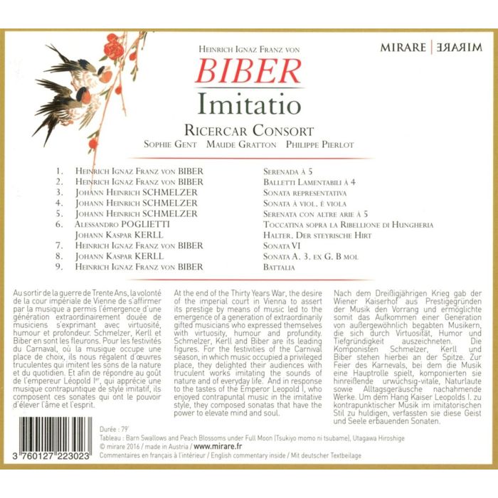 Biber: Imitatio / Schmelzer / Kerll / Poglietti - slide-1