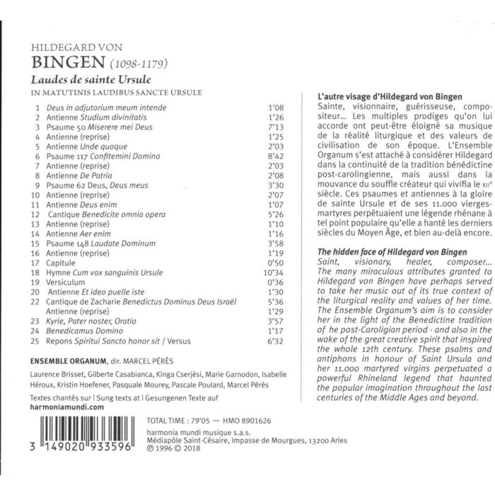 Hildegard von Bingen:  Laudes de sainte Ursule - slide-1