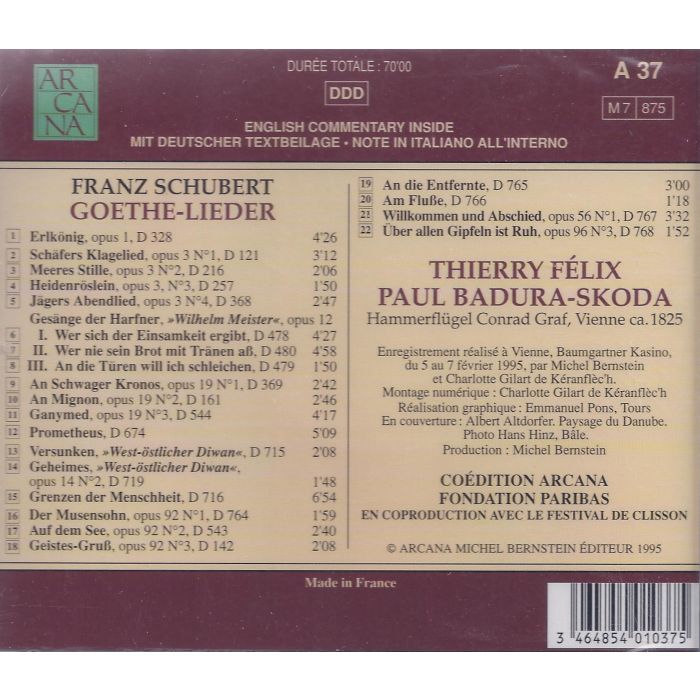 Schubert: Goethe Lieder - slide-1