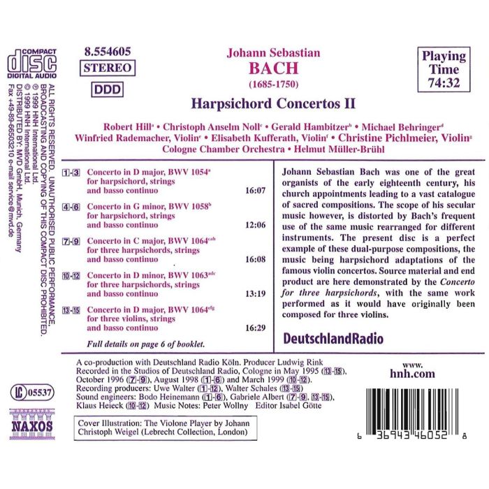 BACH: Harpsichord Concertos II - slide-1