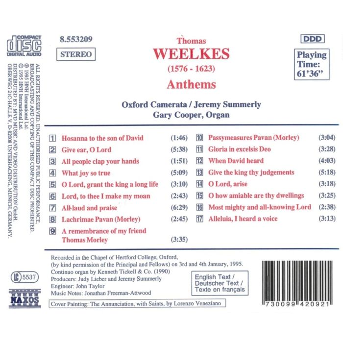 WEELKES: Anthems - slide-1