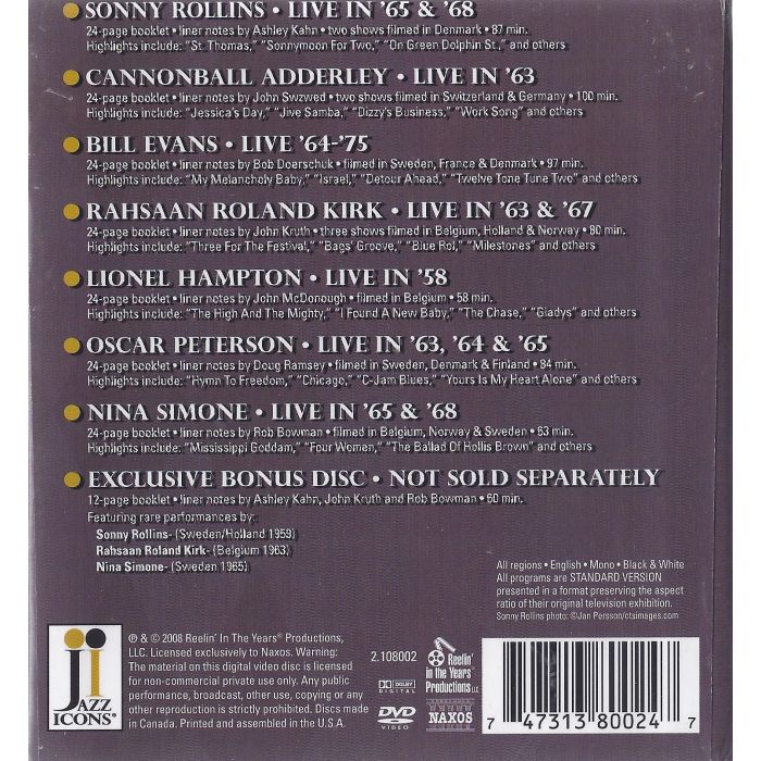 Jazz Icons III - Box Set 8 CD - slide-2