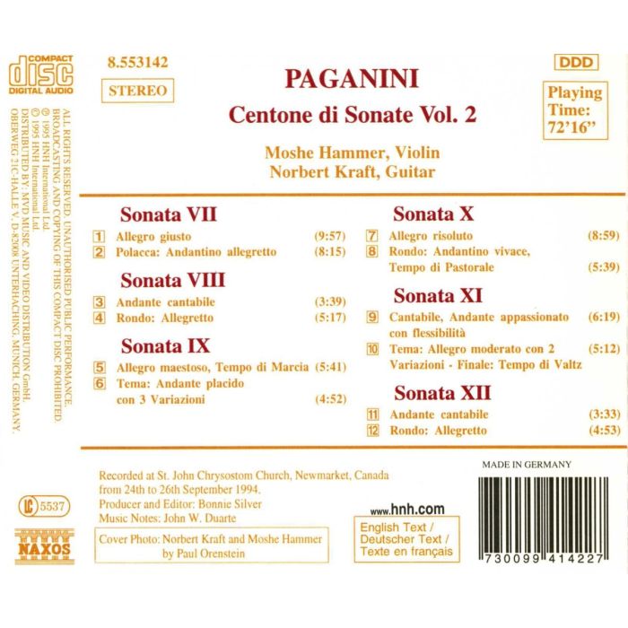 PAGANINI: Centone di Sonate vol. 2 - slide-1