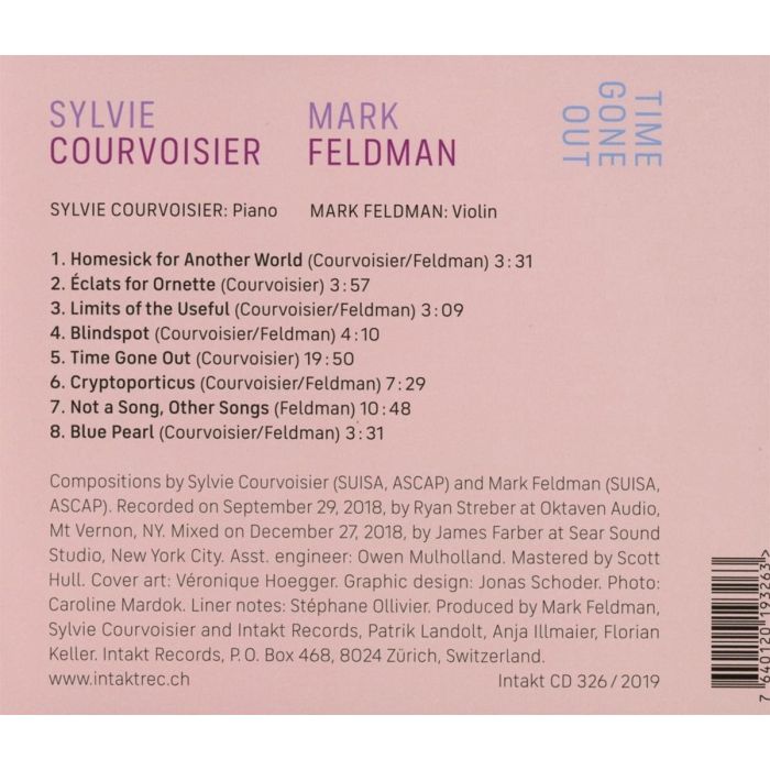 Courvoisier/Feldman: Time Go Out - slide-1